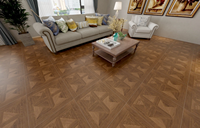 Carrelage en porcelaine moderne industriel 600x600mm, émaillé, pour restaurant, cuisine, sol mat rustique imitation parquet, salle de bain, salle à manger