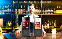 FYD-06 Restaurants Bars Hôtels Solution intelligente Système d'appel de table Kiosque de commande Écran alimenté par batterie Dispositif d'affichage du menu ADS