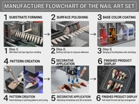 Faux ongles à presser faits main, longs, forme stiletto, en acrylique, motif cerise française, étoile, animal, pour doigts