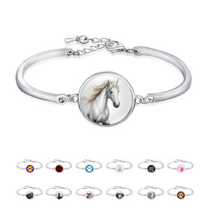 Live <span class=keywords><strong>Love</strong></span> Rescue Chihuahua Gran Danés <span class=keywords><strong>Golden</strong></span> <span class=keywords><strong>Retriever</strong></span> perro pata estampado gato mamá mariposa caballos caballo brazalete pulsera para mujer - Product Image 4