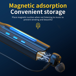 Écouteurs sans fil Bluetooth 10000 mAh, autonomie 10000 heures, magnétiques, pour le sport et la course, tour de cou, réduction du bruit - Product Image 5