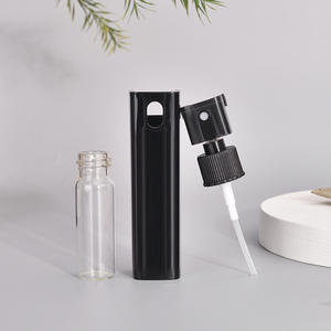 Flacon pulvérisateur de parfum de luxe carré 10 ml en PET, rechargeable, pour cosmétiques, corps, visage, tonique, impression sur écran, couleurs personnalisables - Product Image 4