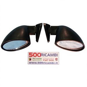 Specchietti Retrovisori FIAT 500 & 126 COPPIA CALIFORNIA DESTRO + SINISTRO CALIFORNIAN - Product Image 1