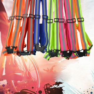 Likai Reflective Safety Vest Elastic <b>Webbing</b> <b>Straps</b> For Cycling Nighttime Use - Product Image 3