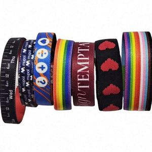 Bracelet en polyester pour sublimation, bracelet d'identification pour événements, bracelet élastique personnalisé imprimé avec logo - Product Image 1