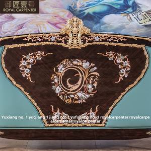 Canapé en tissu de style européen avec bois massif français sculpté en cuir Design moderne Grand salon familial Meubles Palais <span class=keywords><strong>royal</strong></span> - Product Image 5