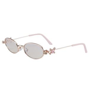 2025 nuevo Ins Wind Pequeño <span class=keywords><strong>Libro</strong></span> Rojo conjunto <span class=keywords><strong>de</strong></span> gafas <span class=keywords><strong>de</strong></span> sol diamante redondo Y2K maquillaje UV400 - Product Image 3