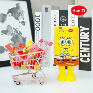 <strong>Crazy</strong> Hair Liquid Candy <strong>Gummy</strong> Fruit Lollipop for Kids Sour Fruit Yogurt Mint Flavored Bottles Bags Available for Wholesale - Product Image 3