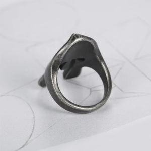 Anillos Vikingos para Hombre de Acero Inoxidable, Diseño de Casco de Guerrero Espartano, Estilo Retro, Joyería al por Mayor, Dropshipping - Product Image 3