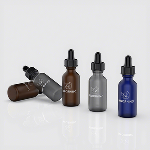 Custom Frosted Glass <b>Dropper</b> <b>Bottle</b> 100ml Skincare Serum Essential Oil Packaging Travel Brand - Product Image 6