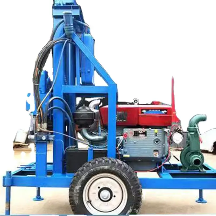 Commercial Drilling Machine for Water Small Hard Rock 100M Underground Water Rig Drilling Machine 300M in India