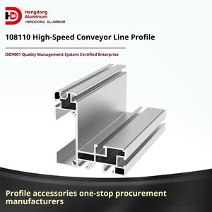 Hengdong 108110 profil de ligne de convoyeur à grande vitesse assemblage de roue silencieuse ligne de friction rouleau de convoyeur profil <span class=keywords><strong>en</strong></span> <span class=keywords><strong>T</strong></span> industriel - Product Image 5