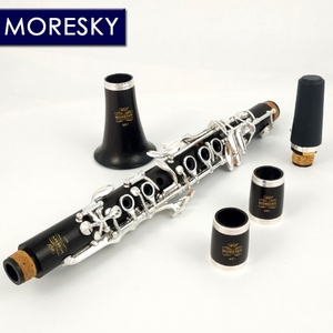 คลาริเน็ต MORESKY ไม้ดำ คีย์ Eb/Mib พร้อมกล่อง  คีย์ชุบเงิน เครื่องดนตรีไม้ ME1 - Product Image 3