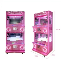 Nouvelle arrivée commerciale pas cher petite poupée attraper Machine monnayeur jouet grue Mini griffe Machine jouets en peluche pour griffe Machine