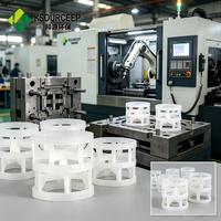 Anneaux en plastique Pall 16/25/38/50/76mm, taille personnalisée, emballage pour colonne de transfert de masse gaz-liquide