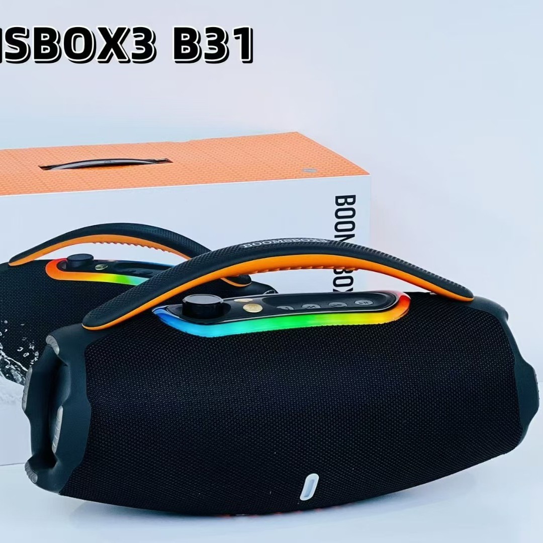 BOOMSBOX3 New Portable B31 for 5.3 Wireless Speaker 60W Waterproof Heavy Subwoofer Built-in Mic LED Light Long Battery · image 7