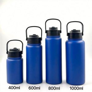 Bouteille d'eau isotherme portable en acier inoxydable de 1 L, gravée avec logo personnalisé, idéale pour les événements de course et de marche – Meilleure vente - Product Image 6