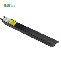 KLS Prises électriques PDU UK 19 \ "1U de haute qualité Commutateurs Prises universelles personnalisées à 6 voies Équipement de distribution d'énergie
