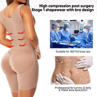 Prenda de alta compresión Post Op Cirugía Levantador de glúteos Bbl Columbian Stage 2 Faja Colombianas Mujeres Body Shapewear