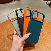Nouvelle coque de téléphone tendance 2026 en TPU couleur unie avec toucher doux pour iPhone 17 16 15 14 Pro Max