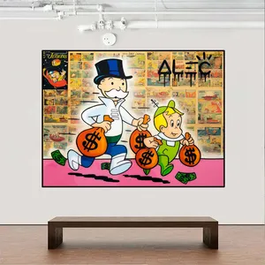 Graffiti Art Alec )paintings on The Wall Art Canvas Posters and Prints Wall Art Picture Home Decor