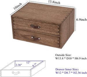 Organisateur de <span class=keywords><strong>bureau</strong></span> à <span class=keywords><strong>2</strong></span> tiroirs Boîte de rangement de <span class=keywords><strong>bureau</strong></span> Comptoir <span class=keywords><strong>Commode</strong></span> Porte-fichiers de table Support pour imprimante Accessoires de <span class=keywords><strong>bureau</strong></span> Coffre - Product Image 4