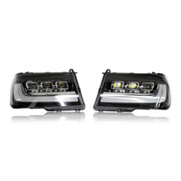 Nouveaux phares LED automatiques avec feux de jour DRL à 3 lentilles pour Land Cruiser LC100 1998-2003, phare avant Plug and Play