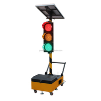 Feu de circulation intelligent LED pour projet de rue Feu de circulation solaire