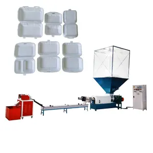 Macchina per scatole per alimenti schiuma PS EPS XPS attrezzatura per il riciclaggio automatico per realizzare vassoi da asporto