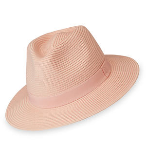 Vente en gros de chapeaux Fedora personnalisés en paille Panama Chapeaux de <span class=keywords><strong>canotier</strong></span> de haute qualité pour hommes Chapeaux de plage avec protection solaire UV - Product Image 4