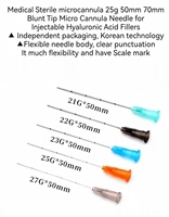 Kit d'aiguilles canules stériles à usage unique multi-calibre 18/21/22/23/25/27/30G en acier inoxydable pour animaux de compagnie et esthétique Livraison gratuite