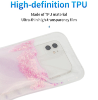 Étui de téléphone portable JERLON en TPU transparent haute définition, texture gel souple, étanche IPX8, écologique, antichoc