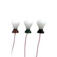 Lampadaire LED miniature 0,5g pour maquettes HO et N, idéal pour aménagement de tableaux de piste ferroviaire et de dioramas DIY