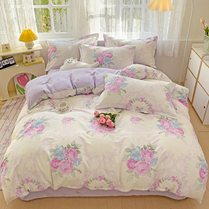 ชุดเครื่องนอนผ้าฝ้ายแท้ น้ำหนักเบา <span class=keywords><strong>สด</strong></span>ชื่น ลายพิมพ์ ชุดสี่ชิ้น สำหรับโรงแรม - Product Image 5