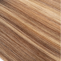 Extensions de cheveux synthétiques à clipser, longues et droites, effet ombré, résistantes à la chaleur, avec 7 pièces/ensemble, 160 grammes