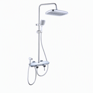 Ensemble de robinetterie de <span class=keywords><strong>douche</strong></span> multifonctionnel à quatre positions, plaqué cuivre, résistant à la corrosion, pour kit de <span class=keywords><strong>douche</strong></span> pluie de salle de bain - Product Image 1