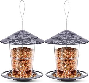 Mangeoires à oiseaux suspendues à l'extérieur faciles à nettoyer et à remplir pour jardin arrière-cour - Product Image 1