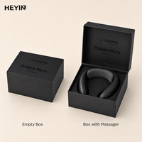 Boîte cadeau en carton rigide personnalisée, insert en mousse noir mat, base et couvercle séparés pour montre, parfum, bijoux