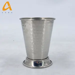 Kustom 350Ml Logam Bir Cangkir Kopi Cangkir Minum Pesta Dipalu Stainless Steel Mint Julep Cup