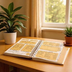Budget Pig <b>Planner</b> Spiral Bound Digital Printing Household <b>Daily</b> Necessity <b>Notebook</b> - Product Image 3