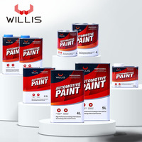 Peinture automobile en résine acrylique extra grossière argentée 1K, directement de l'usine, avec diluant assorti pour la réparation de carrosserie automobile