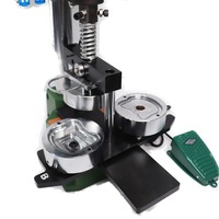 Top vente chaude bricolage belle grand chat visage forme réfrigérateur Souvenir bouton aimant Badge pneumatique faisant la Machine