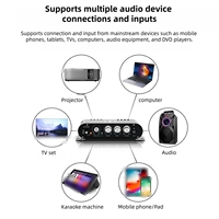Amplifier Mini MP3 mobil Super Bass 2.1 saluran, modul Amplifier Mini MP3 mobil biru. ST-838 Stereo pemutar gigi