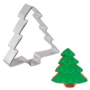 Ensemble de 6 emporte-pièces de Noël en acier inoxydable, moules à biscuits en forme de Père Noël, ange et sapin, pour couper les fruits et légumes - Product Image 1