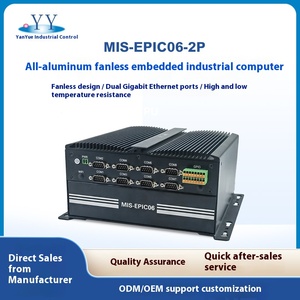 I5 7200U <span class=keywords><strong>5</strong></span> GBE rete 8COM RS232 RS485 RS422 10USB Fanless industriale scatola per Computer Mini polvere scatola incorporata - Product Image 4