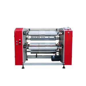 Professionele 4 Hoofd Stretch Film Snijden Winding Machine