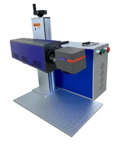 Fabriek Directe Verkoop Pvc Id Card Stof Ruber Split Separate Type Co2 Laser Markering Machine Prijs