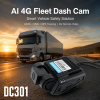 Caméra de tableau de bord 4G LTE GPS AI 2K 3 canaux pour voiture, enregistreur vidéo de sécurité pour véhicule, caméra DVR pour voiture, dashcam pour voitures