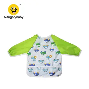 EASYMOM bebek önlükler su geçirmez uzun kollu önlük çocuk besleme önlük Burp giysi yumuşak yemek bebek kıyafetleri