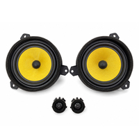 Ensemble de haut-parleurs coaxiaux professionnels de 6,5 pouces avec tweeters à pilier, 30 W RMS, 120 W max, 90 dB, 4 ohms, système audio de voiture